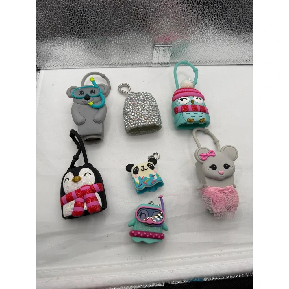 Bath and Body Works Pocketbac Holders Lot 6 Cute Animals Penguin Owl Panda Koala